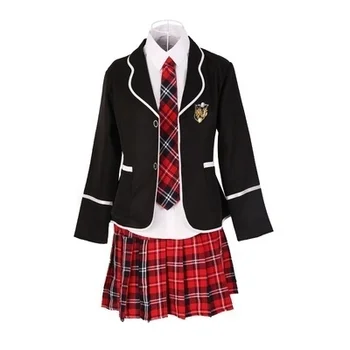 Школьная форма для Хора с длинными рукавами для мальчиков и студентов младших классов средней школы Японии и Южной Кореи, комплект униформы jk