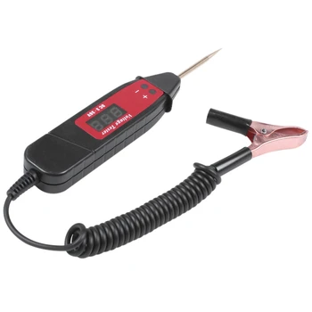 Универсальная автомобильная цифровая ЖК-ручка для проверки напряжения 5-36 В, Профессиональный автомобильный Тестер, карандаш-детектор со светодиодной подсветкой, диагностика автомобиля