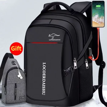 JBTP, новый мужской рюкзак, многофункциональная водонепроницаемая сумка, деловой рюкзак для ноутбука, USB-зарядка, дорожный рюкзак, мужской рюкзак
