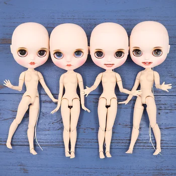 Ледяная фабрика Blyth кукла DIY BJD рисованный сустав тела игрушки из белой кожи 30 см 1/6 Модные Куклы подарок для девочек