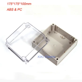 Электрическая водонепроницаемая пластиковая коробка европейского стиля в качестве розетки/распределительного устройства ip66 PC & ABS коробки 175*175 * 100 мм DS-AT-1717-1
