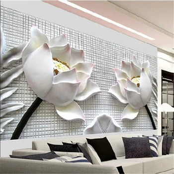 beibehang papel de parede 3D стереоскопический китайский фон для телевизора в большой гостиной фреска бумажные обои фреска на заказ