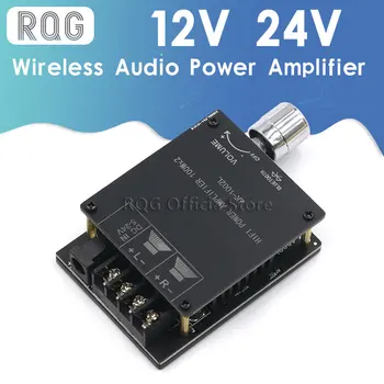 ZK-1002L 100WX2 Mini Bluetooth 5.0 Беспроводной аудио мощность Цифровой усилитель доска Стерео усилитель Постоянного Тока 12 В 24 В