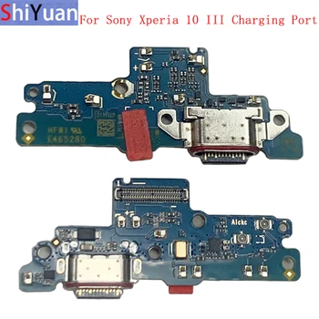Оригинальный разъем USB-порта для зарядки, гибкий кабель для Sony Xperia 10 III, Запасные части для зарядки, разъем для ремонта