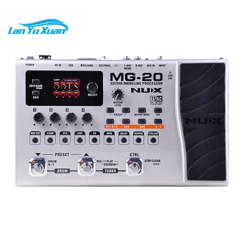 Nux Mg-20 Мультиэффекты для Электрогитары 81 драм-машина 60 Секунд Записи Педали гитарных эффектов