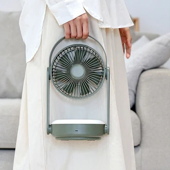 Наружный вентилятор для кемпинга, ночник, бытовой настольный электрический вентилятор с качающейся головкой, Мини-настенный маленький вентилятор