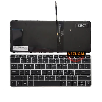 Клавиатура для ноутбука с подсветкой для HP Elitebook 725 828 820 G3 Английский