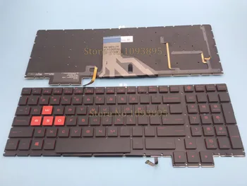 Новая Английская клавиатура для ноутбука HP Omen 15-CE010CA 15-CE020CA 15-CE030CA 15-CE051NR с красной подсветкой