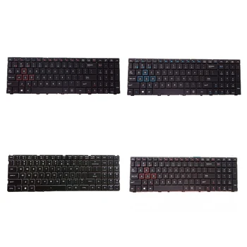 Английская клавиатура с RGB подсветкой для ноутбука MACHENIKE F117-VB без рамки, американская раскладка