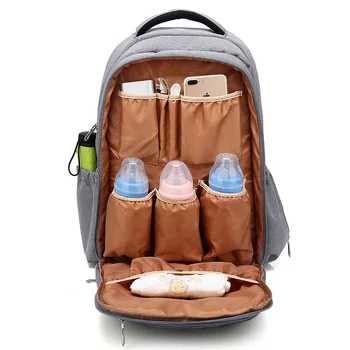Рюкзак для мамы Большой емкости, прочный Водонепроницаемый Детский Подгузник, сумка для коляски для кормления, Многофункциональная сумка для мам по уходу за новорожденными MBG0250
