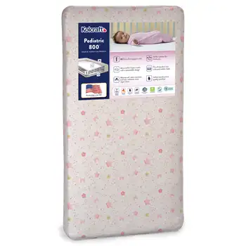 Детская кроватка и матрасик для малышей повышенной прочности 800, 80 катушек, водонепроницаемый, розовый
