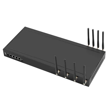 Сервер прокси-шлюза с несколькими портами wan 4G LTE 4 порта voip gsm шлюз массовый sms-модем маршрутизатор с несколькими IP-сетями