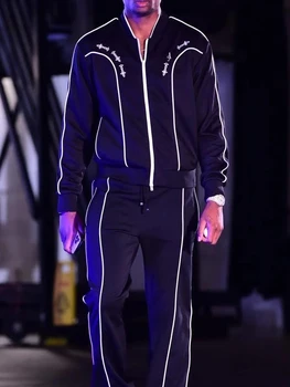 Американская уличная куртка с модным логотипом, одежда на молнии, высококачественная мужская куртка с вышивкой
