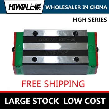 Квадратные тяжелонагруженные блоки HIWIN HGH30CA с линейной кареткой и линейным рельсом доступны в качестве деталей с ЧПУ