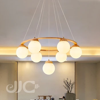 Современная люстра JJC Nordic, Люстра для спальни, столовой, Декоративные лампы в столовой, Подвесная Люстра на кухне