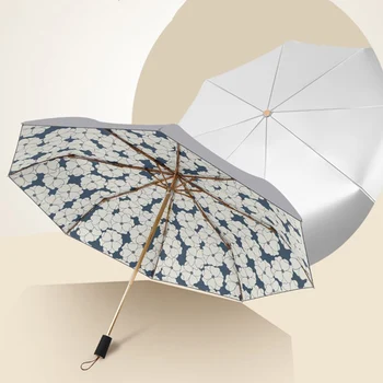 Роскошный зонтик Унисекс, качественный Двухслойный Летний Женский Солнцезащитный зонтик, Портативный Дождевик Paraguas De Lluvia