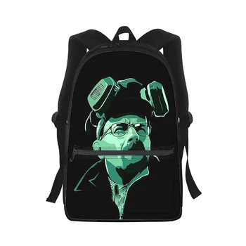 Во все тяжкие, Мужской Женский рюкзак с 3D принтом, модная студенческая школьная сумка, рюкзак для ноутбука, Детская дорожная сумка на плечо
