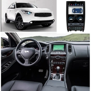 Qualcomm 8-ядерный Tesla Для Infiniti QX50 EX25 EX35 2008-2016 Android Автомобильный GPS Навигационный Плеер Авторадио Головное устройство Carplay 128G