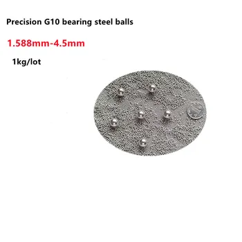 шарики высокой точности G10 1kg миниые стальные 1.588 2 2.381 2.5 2.778 3 3.175 3.5 3.969 4 4.5 шарик шарика подшипника mm GCR15 Стальной