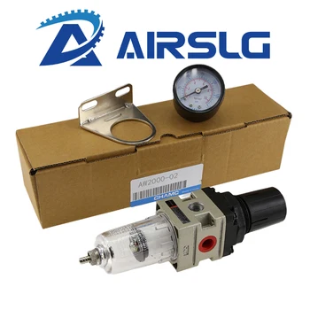 Пневматический фильтр-Регулятор Пневматический клапан для обработки воздуха Редукционные клапаны AW2000 AW3000 AW4000 AW5000