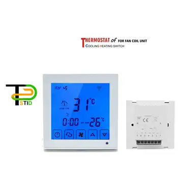 2P Фанкойл Регулятор температуры Термостата Для Программируемого термостатического клапана Дистанционное управление Опционально