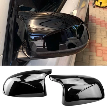 Крышка Бокового зеркала заднего вида Боковой Двери Автомобиля Для BMW F15 X5 F16 X6 F25 X3 F26 X4 2014 2015 2016 2017 2018 Из Углеродного Волокна