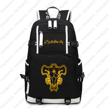 Новый рюкзак с Черным Клевером Asta, Нейлоновая школьная сумка для Косплея, дорожные сумки для школьников, подростков