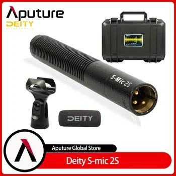 Aputure Deity S-Mic 2S Суперкардиоидный Ружейный Микрофон со Сверхнизким шумом -Направленный Подвесной микрофон частотой 50-20 кГц для Видеосъемки
