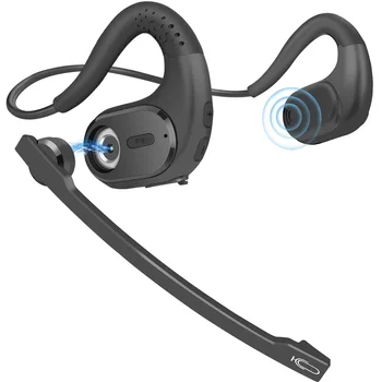 Наушники с воздушной Проводимостью Bluetooth 5.3 Спортивные Водонепроницаемые Наушники Со Съемным Микрофоном, Беспроводные Наушники Hi-Fi, Стереонаушники, Гарнитуры С Открытыми Ушами