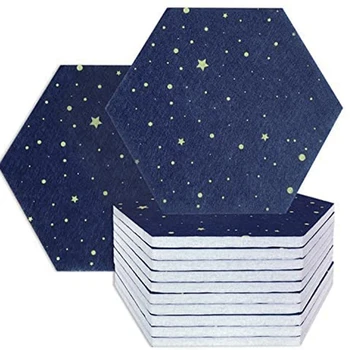 36 Упаковок акустических панелей Starry Sky Hexagon, звукоизоляционная прокладка, звукопоглощающая панель для студийной акустической обработки