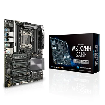 WS X299 SAGE, материнская плата LGA2066, процессоры Core серии X