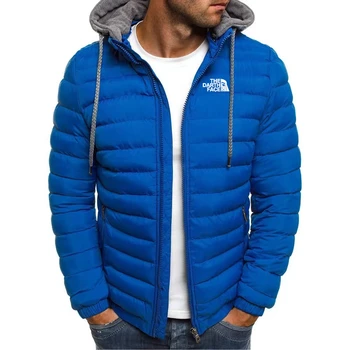 Осенне-зимнее мужское пальто большого размера, толстое пальто, уличное зимнее мужское теплое пальто на молнии в уличном стиле, куртка большого размера