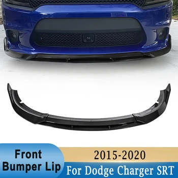 Для Dodge Charger SRT 2015-2020 Спойлер Переднего Бампера для Губ Из Углеродного волокна С Рисунком V2 Стиль Нижний Бампер Для Губ Диффузор Защитная Крышка