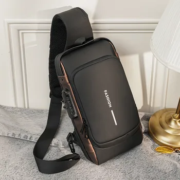 Модная мужская нагрудная сумка Высокого качества, нагрудная сумка большой емкости, мужская сумка через плечо, уличные сумки на ремне, сумка-мессенджер