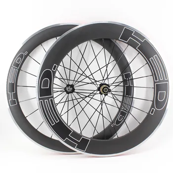 Новейшие 700C передние 60 мм задние 80 мм решающие диски для шоссейного велосипеда матовая карбоновая велосипедная колесная пара 3K с легированной тормозной поверхностью Бесплатная доставка
