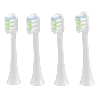 8 Шт. Сменные Головки Зубных Щеток Для Xiaomi SOOCAS V1X3/X3U X1/X3/X5 Электрические Головки Зубных Щеток Белого Цвета