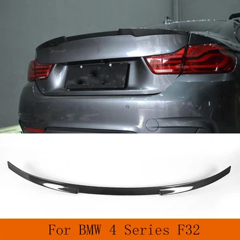 Карбоновое Заднее Крыло Багажника для BMW 4 Серии F32 Coupe 2 Двери 14-19 428i 435i Не для M4 Задний Спойлер Крыло Крышка багажника