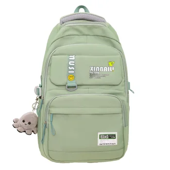 Новый Рюкзак для девочек, школьная сумка для старшеклассника, школьная сумка для младшеклассника средней школы, рюкзак большой емкости оптом