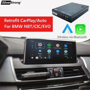 Беспроводной интерфейс CarPlay для BMW Android Auto F45 F46 F87 218 220 225 226i F22 2013-2020 NBT EVO