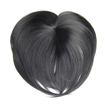 Синтетические Шиньоны с застежкой, Заколка для волос, Термостойкая Короткая Прямая Бахрома для наращивания, 34 цвета