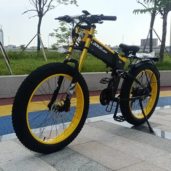 LANKELEISI XT750PLUS Электрический Складной Велосипед 48V 1000W 14.5Ah 17.5Ah С Литиевой Батареей Горный Снежный Велосипед Fat Tire Ebike