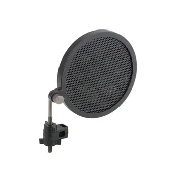 Двухслойный железный сетчатый микрофон TenYua, Ветрозащитный фильтр, Анти-поп-фильтр для студийной записи, трансляция видеочата