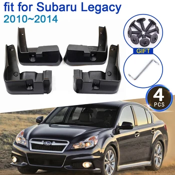 Автомобильные Брызговики Для Subaru Legacy 4-Дверный Седан 2010 ~ 2014 5-го поколения 4x Брызговики Защита Крыла Стайлинг Автомобильные Аксессуары Клапан Всплеск