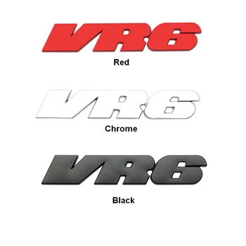 Металлический Сплав VR6 Автомобильная Наклейка Эмблема Значок Эмблема Emblema Auto