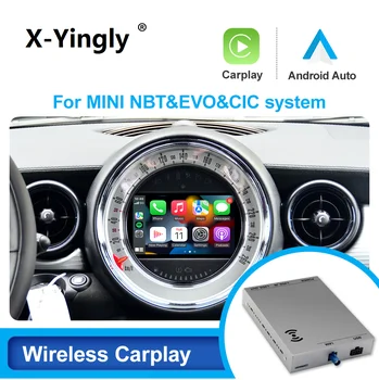 Беспроводной Carplay Android Auto Box Для MINI Cooper R56 R57 F55 F56 F57 F54 R55 Countryman F60 R60 Peaceman R61 Зеркальная Ссылка USB