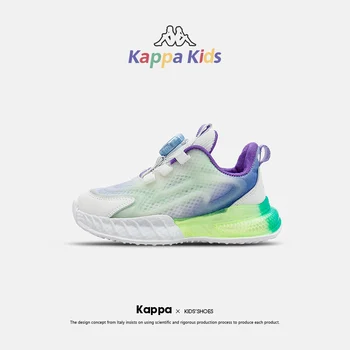 Kappa/детские кроссовки для бега для мальчиков, новая обувь с дышащей сетчатой поверхностью для девочек, студенческая обувь для тренировок