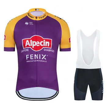 2023, Alpecin Fenix-мужской комплект свитшотов для велоспорта, рубашка для шоссейного велосипеда, шорты с плечевым ремнем, одежда для горного велосипеда, нижнее белье Lesslot