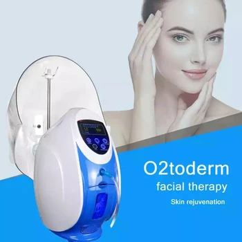 O2 to Derm с аппаратом для терапии лица с кислородным куполом со светодиодной подсветкой для омоложения кожи