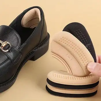 1 Пара Протекторов для пятки обуви для Женской Обуви, Стельки, Противоизносные Накладки для Обуви на высоких Каблуках, Противоскользящие, Регулирующие Размер Подушки для обуви