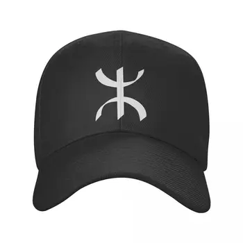 Изготовленная на заказ бейсбольная кепка с символом берберского Тифинага, Спортивная Женская Мужская Регулируемая бейсболка с флагом Амазига, осенние бейсболки Snapback